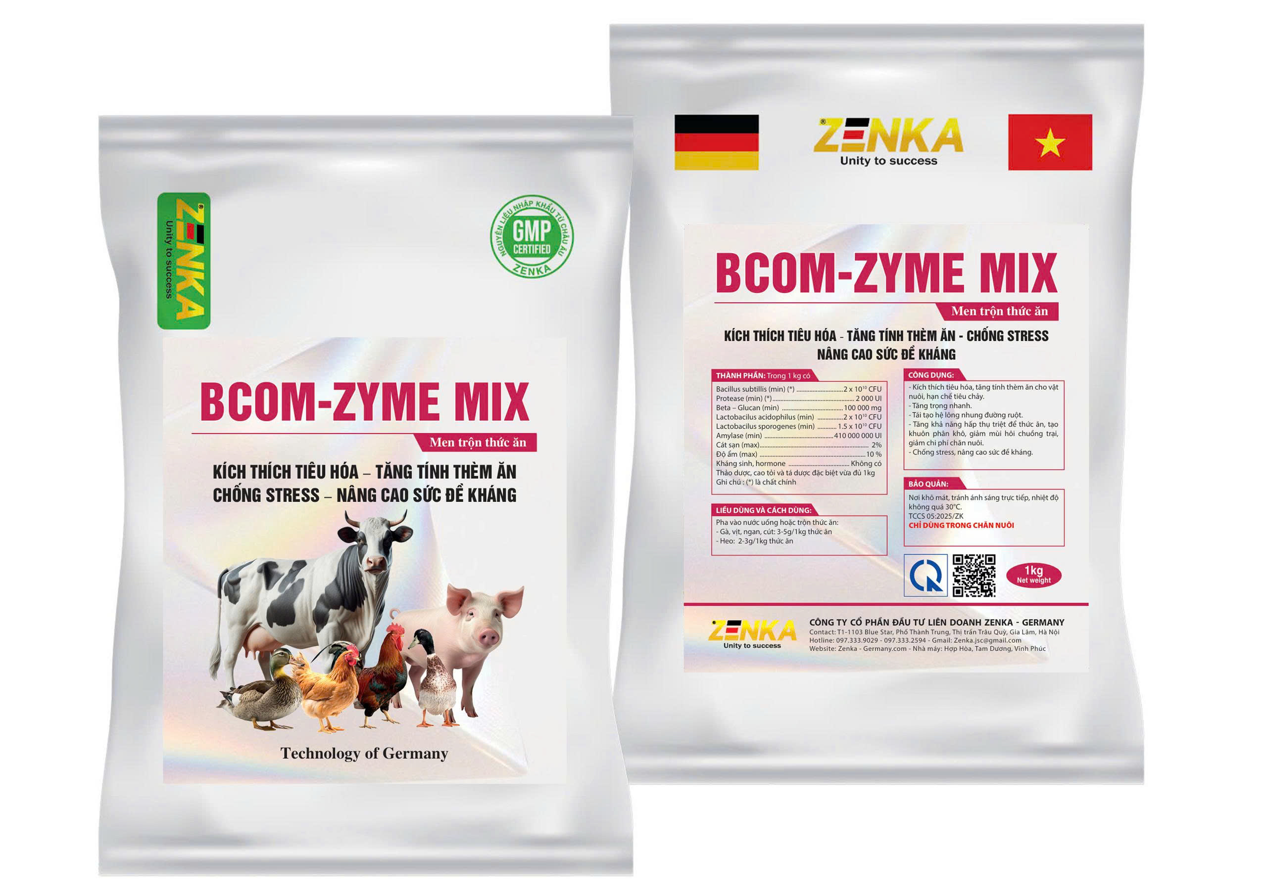 BCOM-ZYME MIX (Men trộn thức ăn)